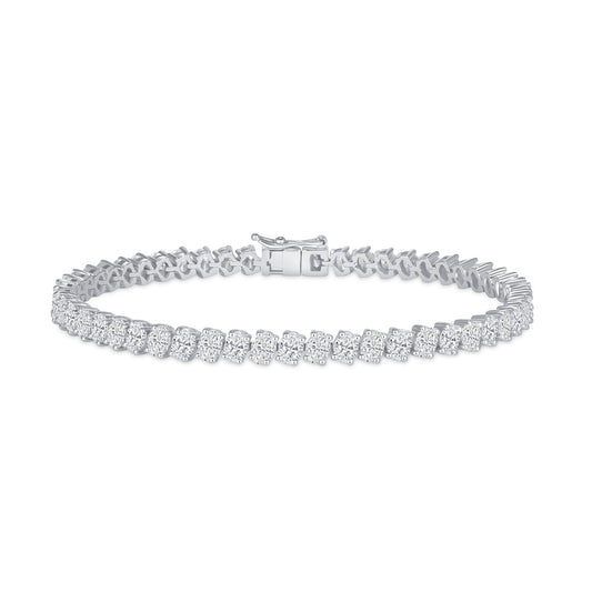 Monroe Oval Cut Diamond Tennis Bracelet