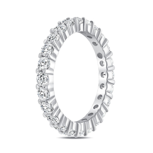 Round Cut Eternity Diamond Ring
