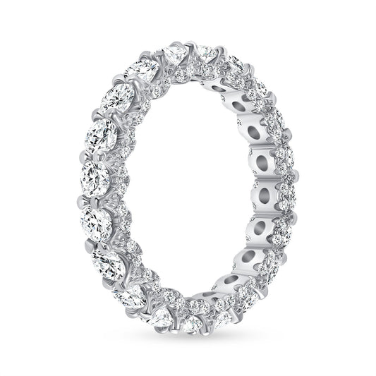 Round Cut Eternity Diamond Ring