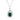 Oval Cut 2 Carat Lab Grown Emerald & Diamond Necklace