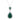 Double Pear Cut 2 Carat Lab Grown Emerald & Diamond Necklace