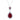 Double Pear Cut 2 Carat Lab Grown Ruby & Diamond Necklace