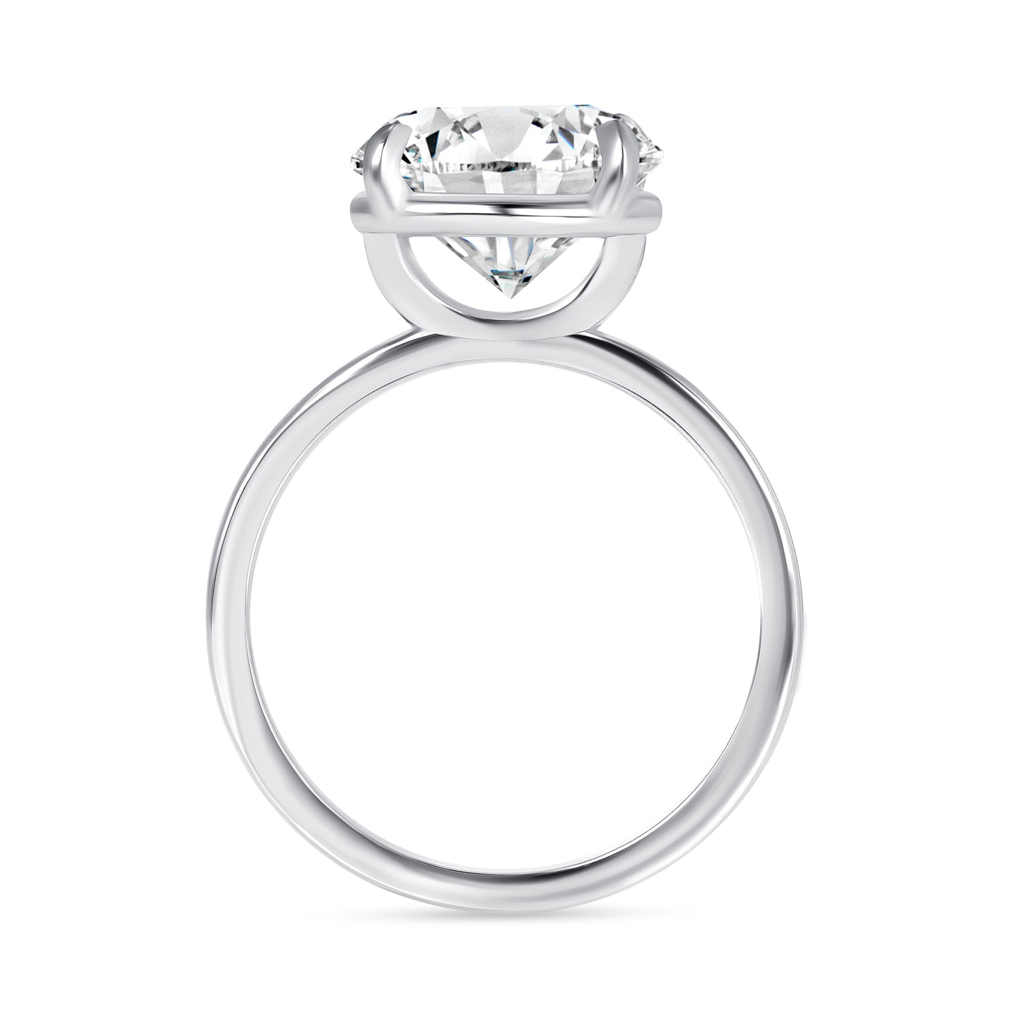 Cushion Cut Solitaire Engagement Ring