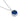 Genie 2.30 Carat Lab Grown Sapphire & Diamond Necklace