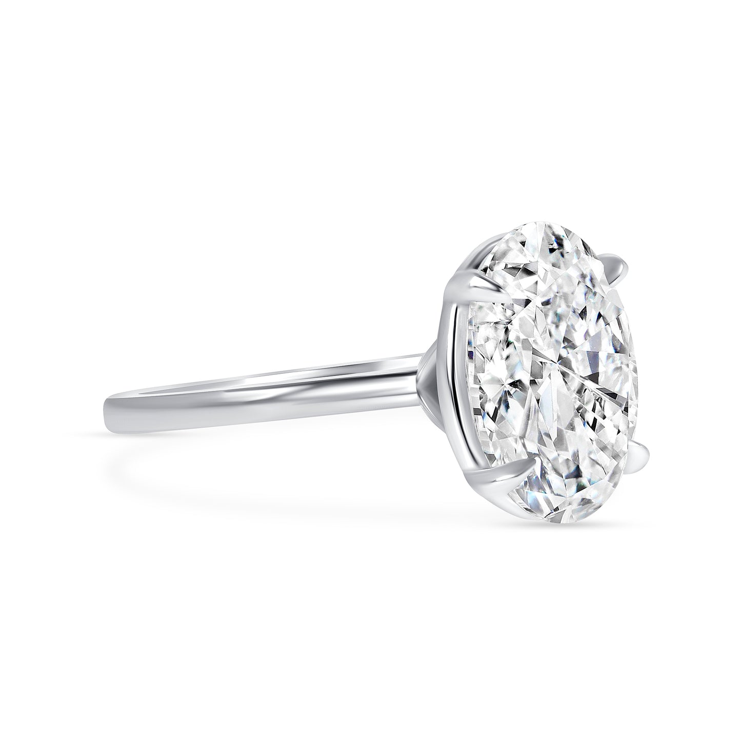 Oval Cut Solitaire Engagement Ring