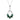 Multi Gem 2 Carat Lab Grown Oval Cut Emerald & Diamond Necklace
