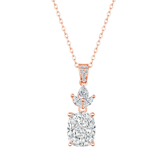 Laurie Cushion Cut Diamond Necklace