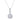 Halo Round Cut 2 Carat Lab Grown Diamond Necklace IGI Certified