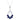 Multi Gem 2 Carat Lab Grown Oval Cut Sapphire & Diamond Necklace