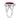 Eunice Pear Ruby Lab Grown Diamond Engagement Ring IGI Certified