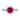 Gaze Round Lab Grown Ruby Engagement Ring IGI Certified