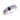 Lucida 2 1/2 Carat Lab Grown Multicolor Gem & Diamond Band