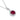 Round Cut 1.75 Carat Lab Grown Ruby & Diamond Necklace