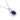 Oval Cut 1 3/4 Carat Lab Grown Sapphire & Diamond Necklace
